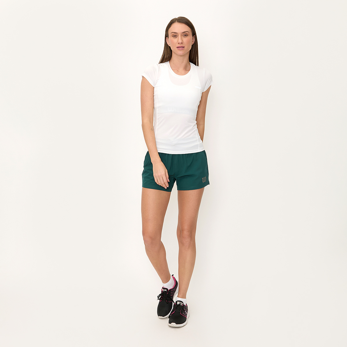 REMERA/CAMISETA ULTRA DRY WILSON DAMA BLANCA