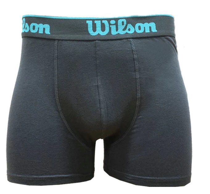 BOXER INDIVIDUAL WILSON ALGODÓN NEGRO