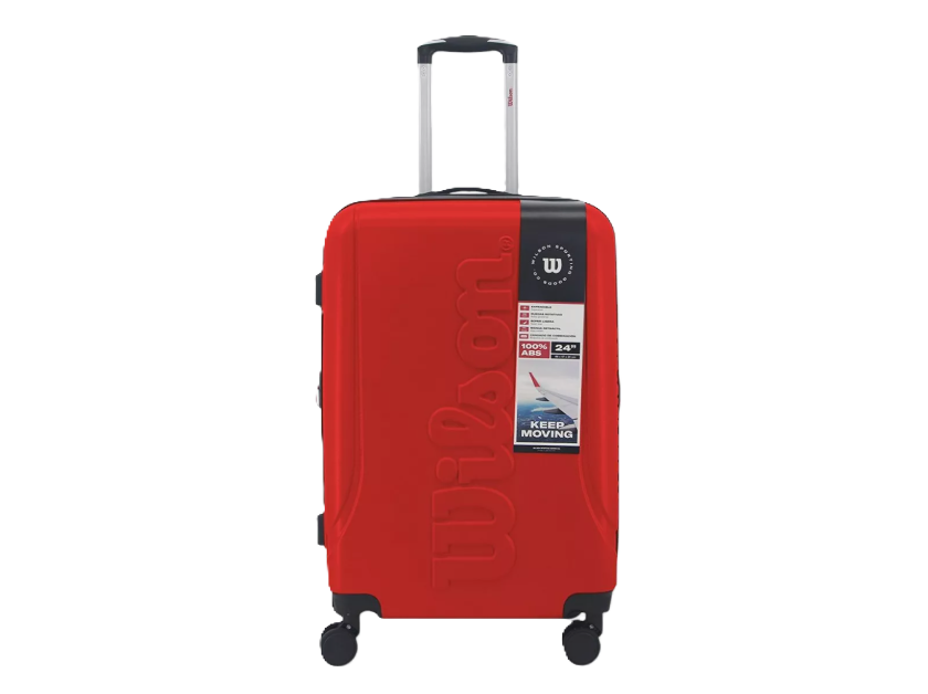 Valija Rígida 24" ABS WILSON - ROJO