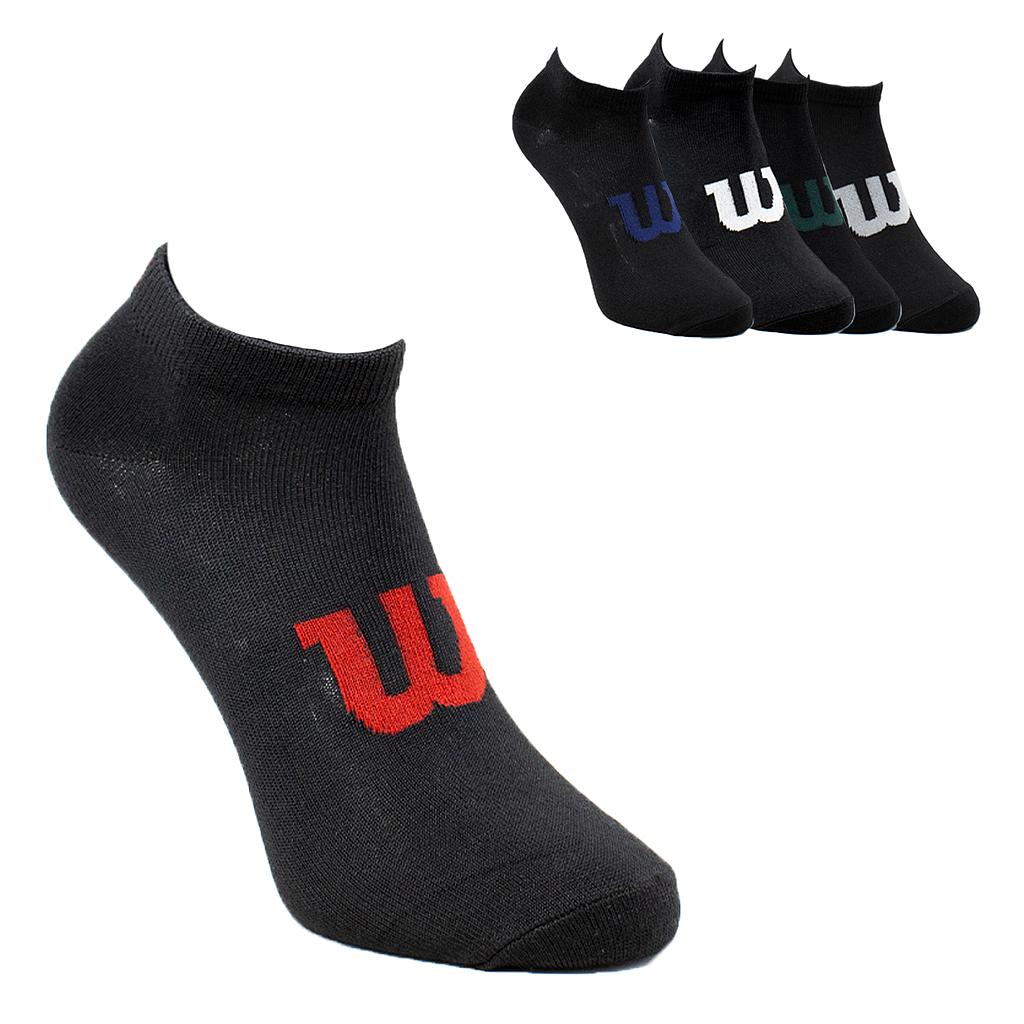 PACK X5 PARES DE MEDIAS CORTAS HOMBRE WILSON NEGRAS